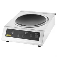 Buffalo Inductiewok 3 kW – Energiezuinig & RVS | Professioneel