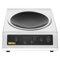 Buffalo Inductiewok 3 kW – Energiezuinig & RVS | Professioneel
