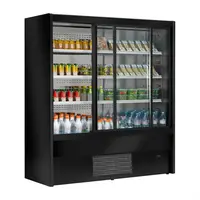 Cervinho Multideck 100cm – Black, Sliding doors, LED