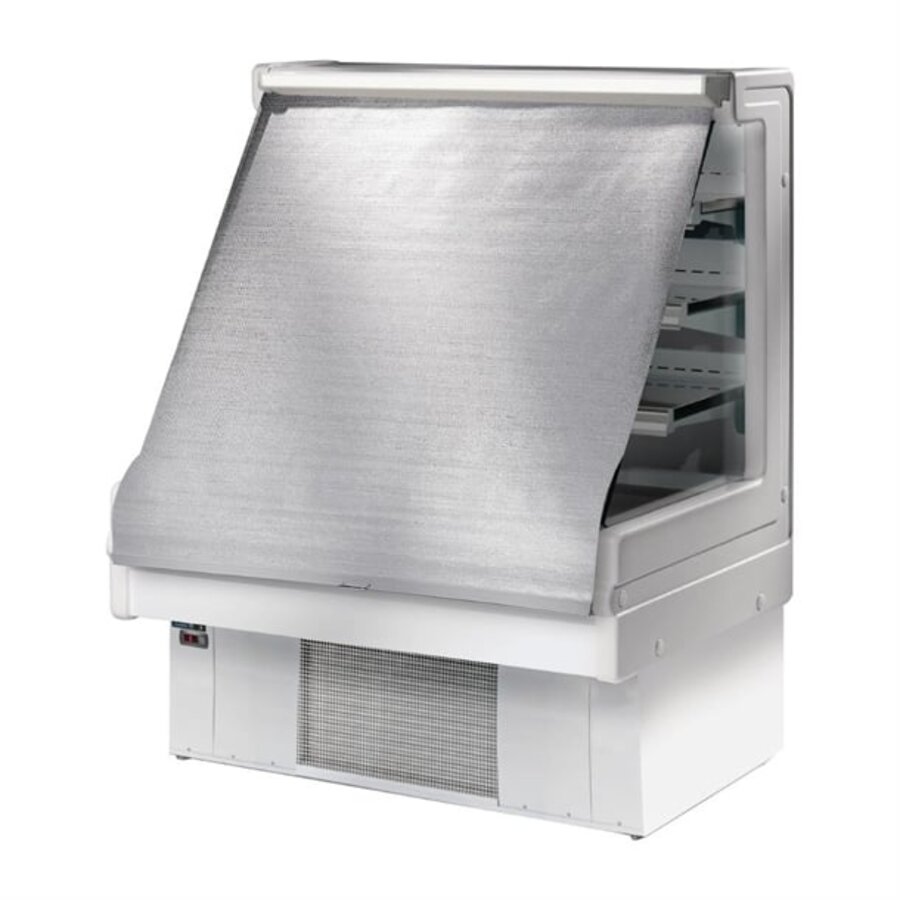 Mandy Multideck Display 100cm – Grey, LED, Low Profile