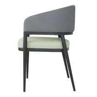 Meridian Interior Chairs Pistachio Grey – Set of 2 Comfortable Indoor Dining Chairs