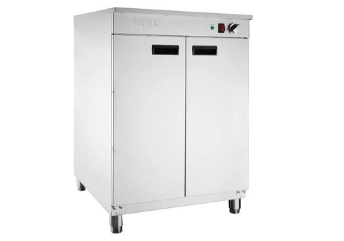  Buffalo Stainless Steel Plate Warmer 85x60x60cm – Silver – 3 Shelves - 120 plates 