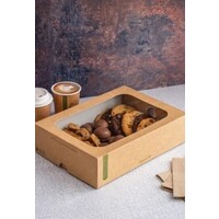 Composteerbare sandwichboxen met deksel medium (50 stuks)
