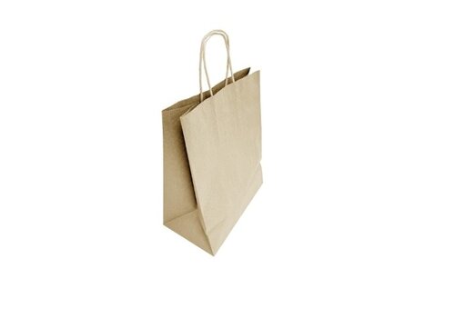  Fiesta  compostable Recycleerbare Twist Handle Bruine Papieren Tassen Groot (250 stuks) 