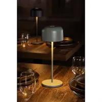 Lampe de table ronde dôme Sage – Rechargeable, à intensité variable et sans fil – 300 mm