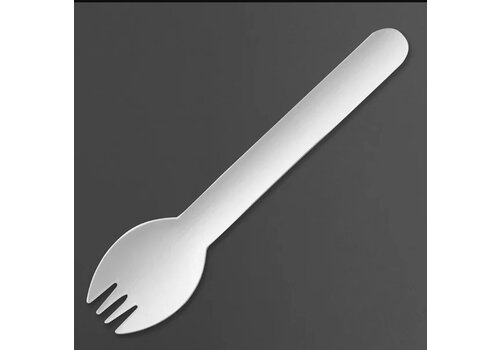  Fiesta  compostable Papieren Sporks 160 mm (Pakket Van 100) 