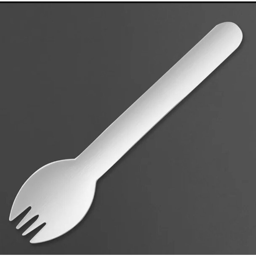Papieren Sporks 160 mm (Pakket Van 100)