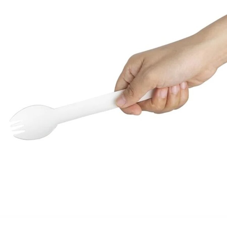 Papieren Sporks 160 mm (Pakket Van 100)