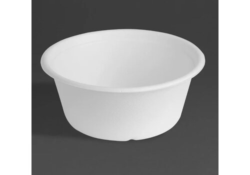  Fiesta  compostable Bagasse Kom Basis 750ml (50 stuks) 