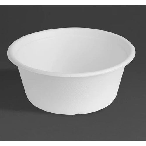  HorecaTraders Base de bol en bagasse 750 ml (50 pièces) 