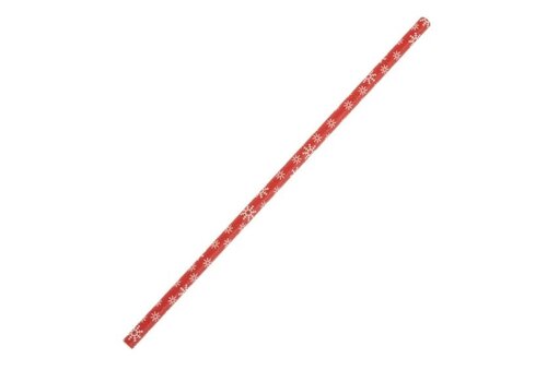  Fiesta  compostable Sneeuwvlok Papieren Rietjes 210mm (Verpakking Van 250) 