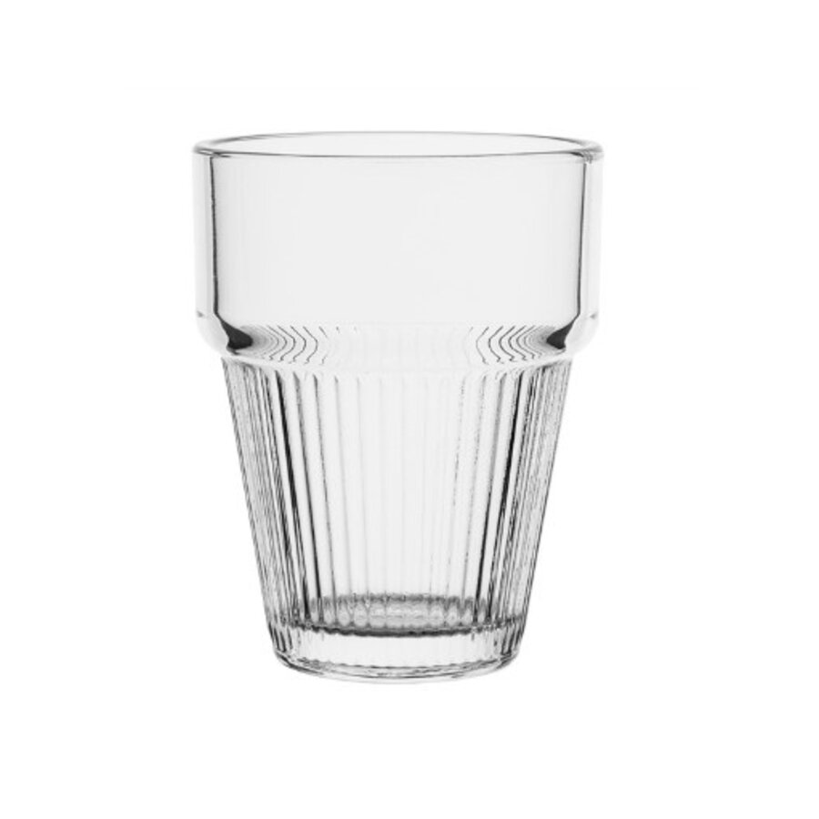 Geribbelde Stapelbare Tumblers 150ml (6 Stuks)