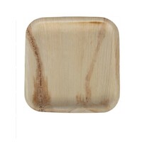 Palm Leaf Plates Square 200mm (Pack of 100)