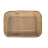 Fiesta  compostable Diepe Palmblad Borden Rechthoekig 250mm (100 stuks)