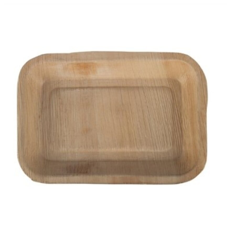 Diepe Palmblad Borden Rechthoekig 250mm (100 stuks)