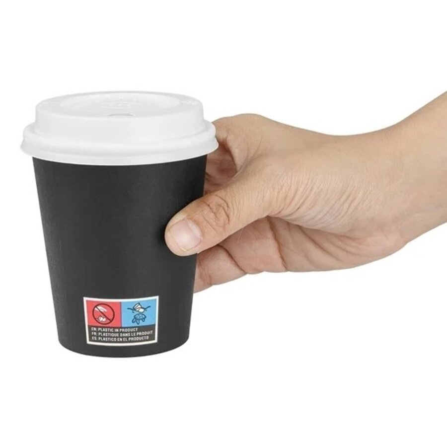 Hot Cups and Lids Pack 8Oz (Pack of 350)