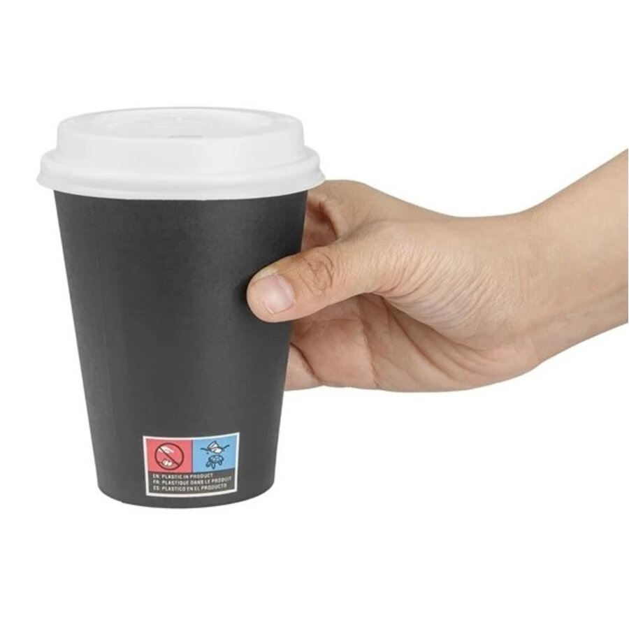 Pack de gobelets et couvercles chauds 12 oz (300 pièces)