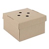 Fiesta  compostable Uitklapbare Hamburgerdozen (100 Stuks)