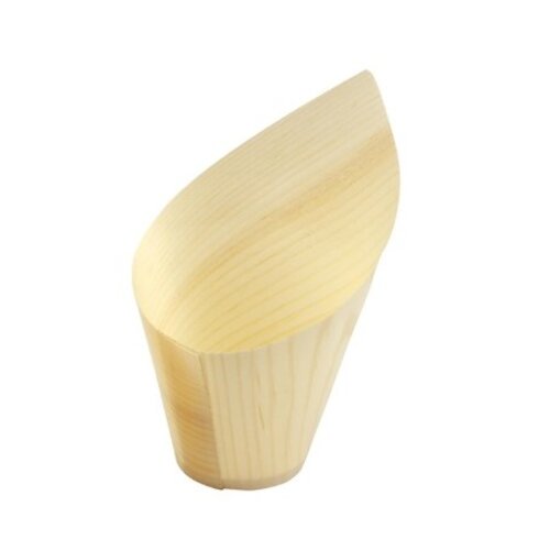  Sier disponables Wooden cup "oblique" 22cl. (FSC®) ø70 x h137/70mm (box 30) 