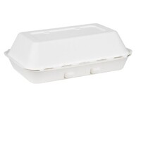 Bagasse Voedselcontainers 9X6" (200 stuks)