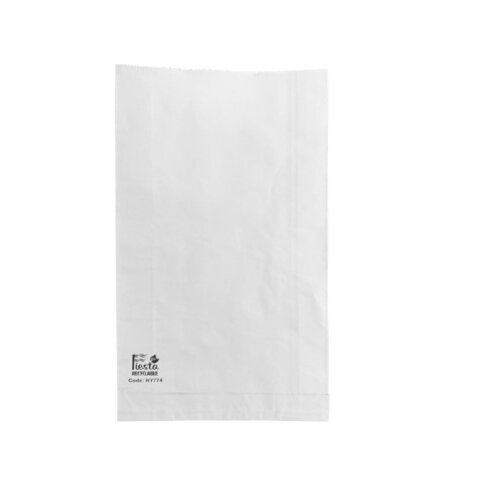  HorecaTraders Recycelbare Papiertüte mit Folienfutter 305x180x60 mm – 500 Stück 