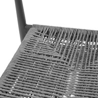 Eden PE Rattan-Gartensessel Anthrazit (4 Stück)