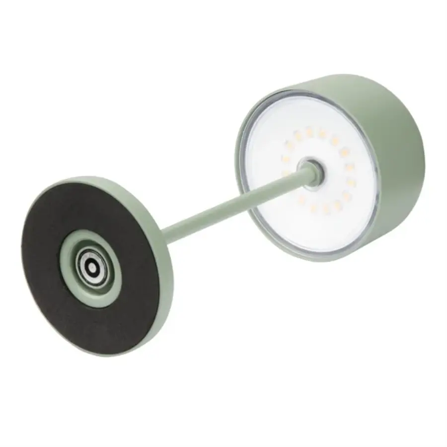 Lampe de table Siena dôme rond sauge 200 mm