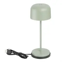 Lampe de table Siena dôme rond sauge 200 mm