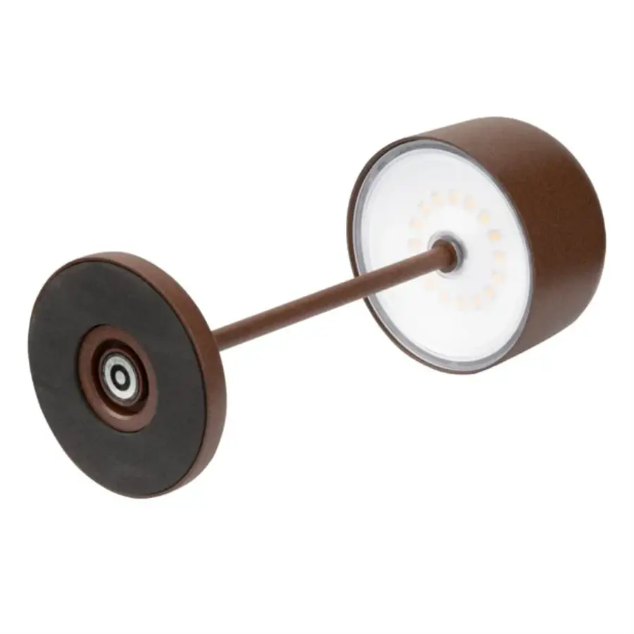 Siena Table Lamp Round Dome Chestnut 200mm