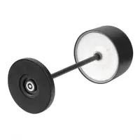 Lampe de table Siena ronde noire 200 mm