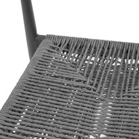 Eden PE woven rattan outdoor bar stools anthracite (2 pieces)