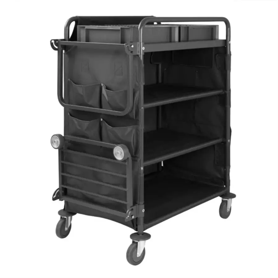 Kompakter Reinigungswagen | 1125 (H) x 1110 (B) x 490 (T) mm