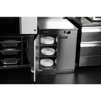 Stainless Steel Plate Warmer 85x60x60cm – Silver – 3 Shelves - 120 plates