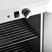 Stainless Steel Plate Warmer 85x60x60cm – Silver – 3 Shelves - 120 plates