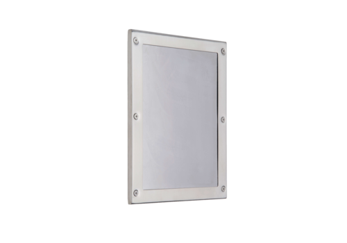  Loggere Miroir de sécurité en acier inoxydable 406 x 305 mm – Montage sans soudure et sanitaire 