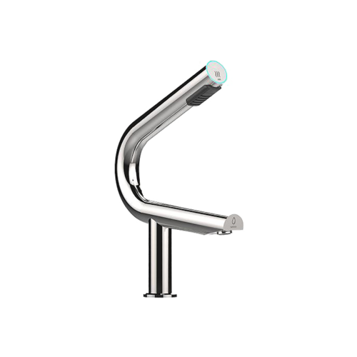  HorecaTraders Notos BIS Stainless Steel Faucet with Hand Dryer – Touchless & Hygienic 
