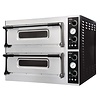 HorecaTraders Professional electric pizza oven – Double oven space – 2 x 6 pizzas Ø32 cm