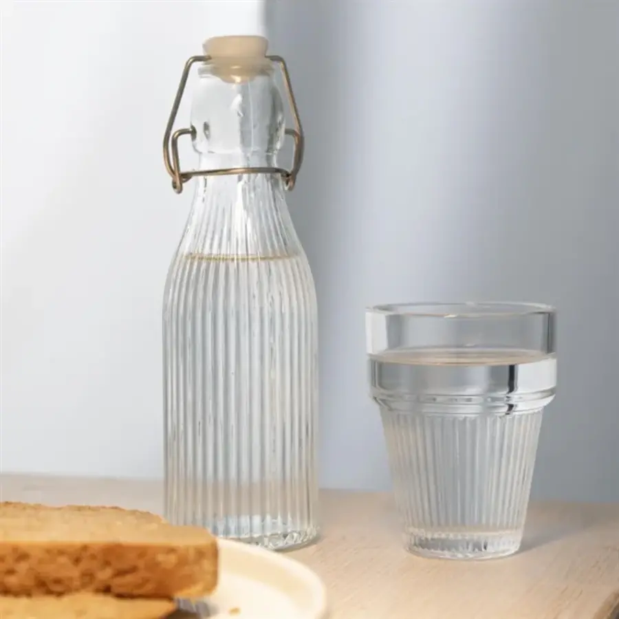 Ribbed Stackable Tumblers 150ml (Pack of 6)