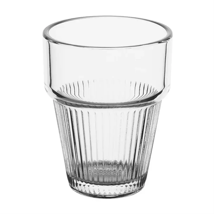 Ribbed Stackable Tumblers 150ml (Pack of 6)