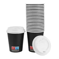 Hot Cups and Lids Pack 8Oz (Pack of 350)