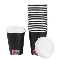 Hot Cups and Lids Pack 12Oz (300 pcs)