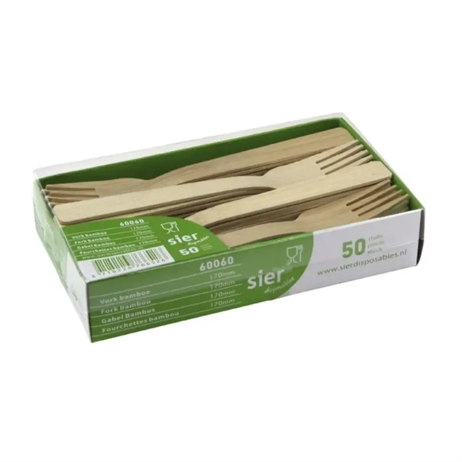 Fork bamboo 170 mm (box 50)