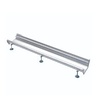 HorecaTraders Industrial gutter 1500x200mm stainless steel industrial gutter excl. grate