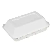 Contenants alimentaires en bagasse 9 x 6 po (200 pièces)
