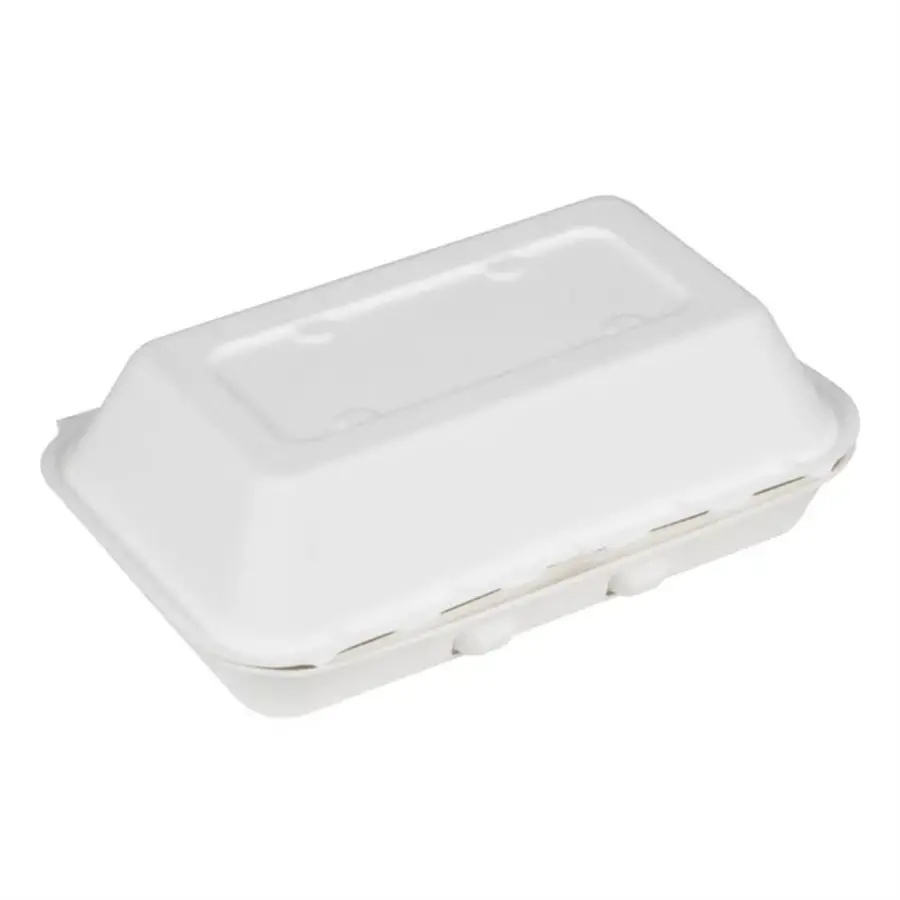 Contenants alimentaires en bagasse 9 x 6 po (200 pièces)