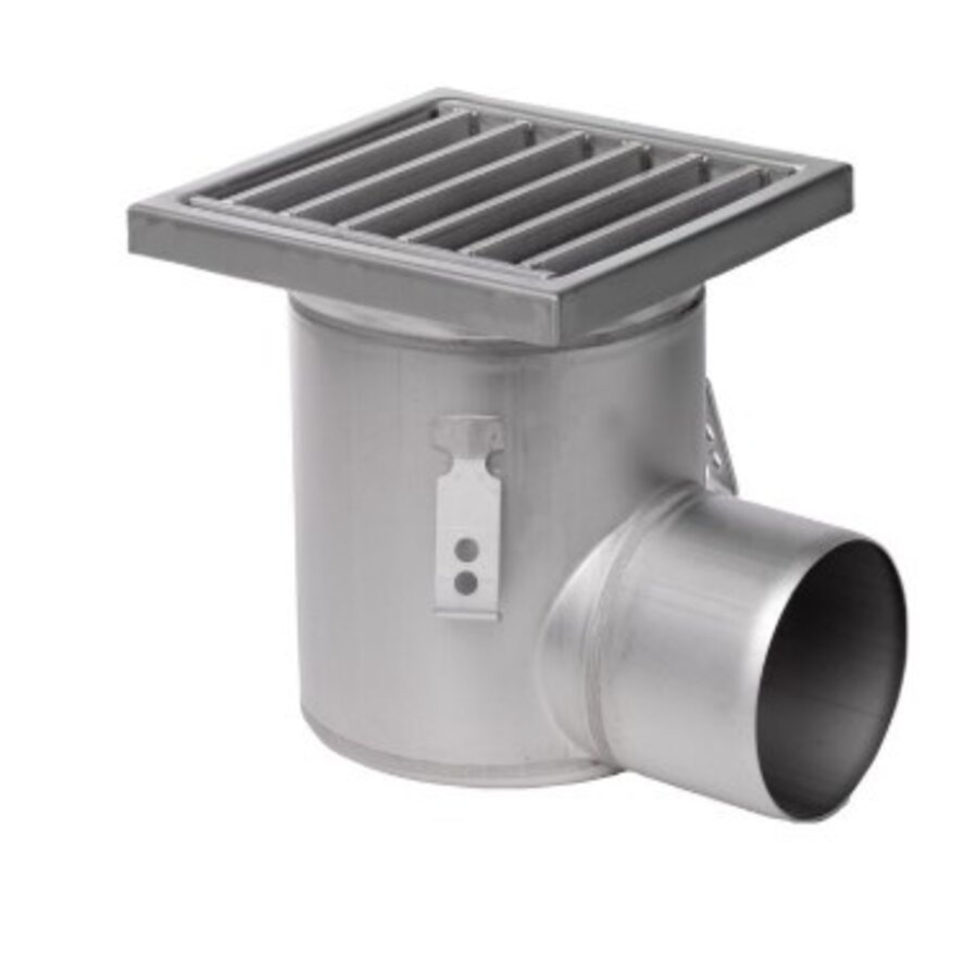 Industrievloerput RVS 304 200 x 200 mm 219 mm Capaciteit (max.) : 3,70 l/s