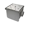 HorecaTraders Industrievloerput  RVS 304  300 x 300 mm  250 mm Capaciteit (max.) : 4,00 l/s