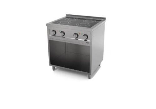  Combisteel Profi-Induktionskochfeld 4 Zonen 80x70x94 cm 4x 3,5 kW 