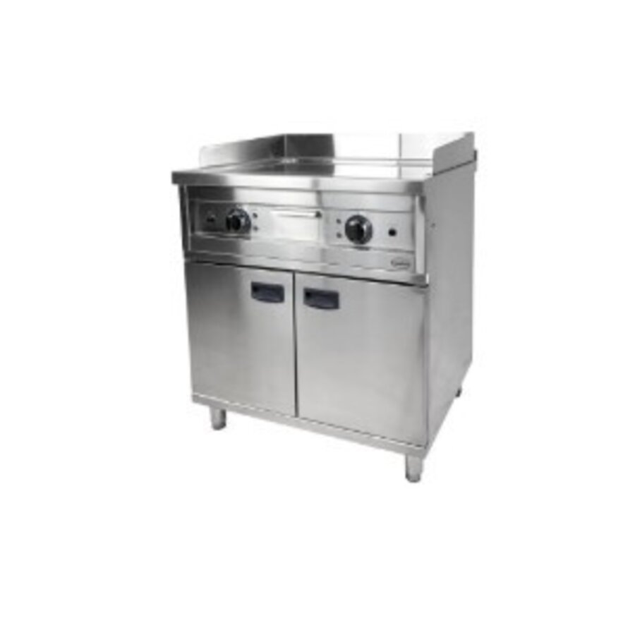 Profi Induktionskochfeld Backblech Elektro Chrom Doppel 80*70*98cm