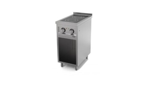  Combisteel Professionelles Induktionskochfeld INDUKTIONSGASHERD 2 ZONEN 40*70*94 cm 2x 3,5kw 